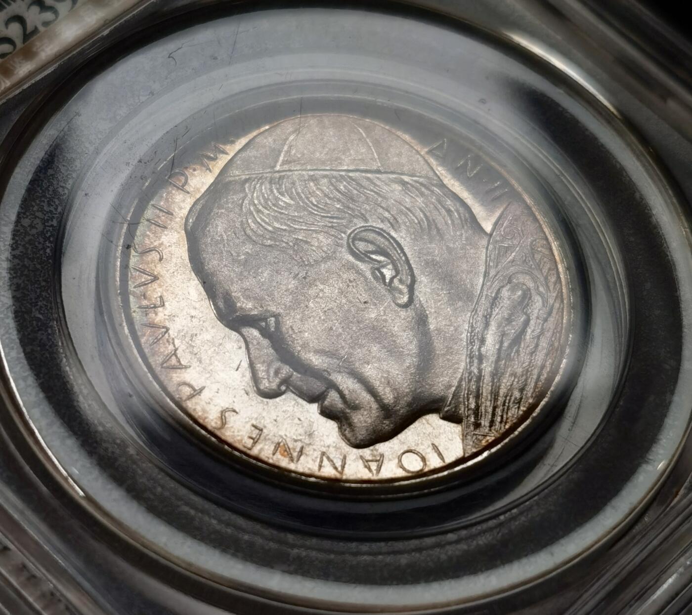 甄臻铺-世界币章拍卖（第51期），送拍享返佣金等优惠多多 公博-MS66 1980年梵蒂冈500里拉银币