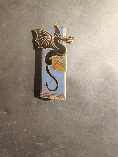 老王徽章第182期 - 法国第2龙骑兵团证章(孔代亲王龙骑兵团)