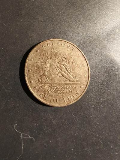 老王徽章第182期 - 法国“狮子之城”贝尔福市铜章