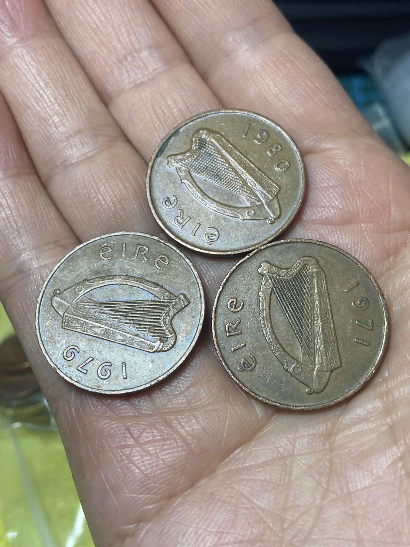 2026年第二十四场(总第一百九十三场）外国好品散币场(免佣金) 爱尔兰🇮🇪2便士3枚：1971年79年80年