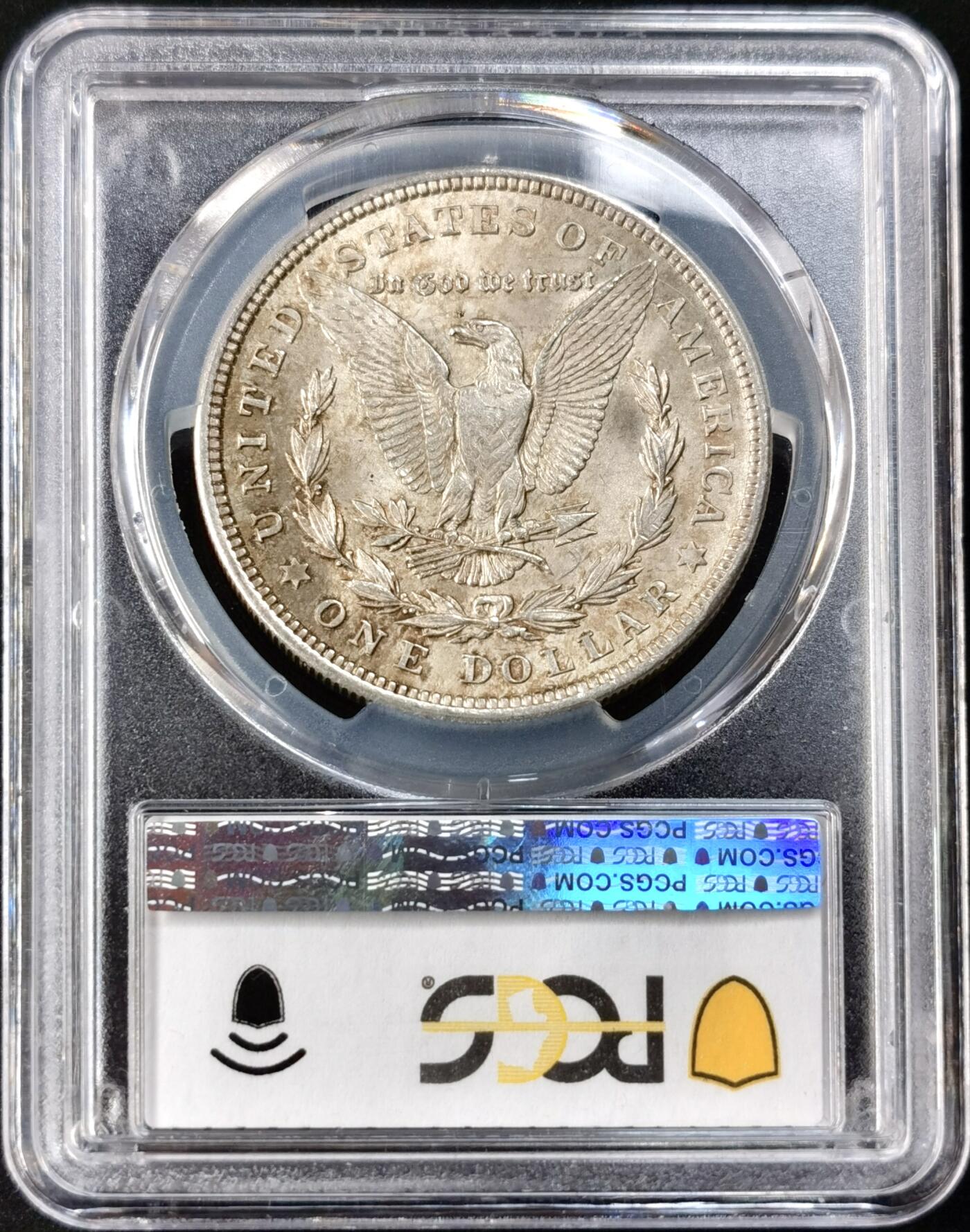 “福币呈祥”新年甄品场（直播拍卖）甄臻铺-世界币章拍卖（第50期），送拍享返佣金等优惠多多 PCGS MS63 1921年美国摩根一美元银币 包浆美品