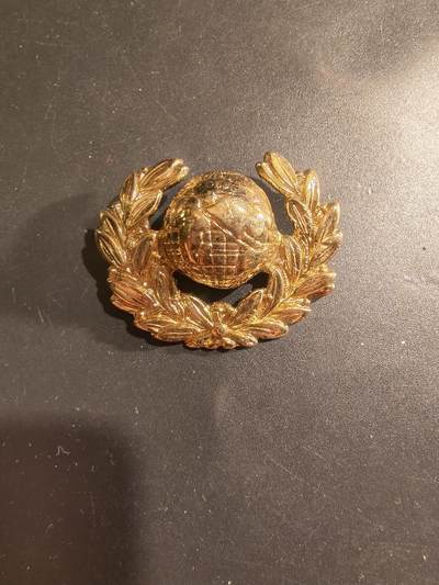 老王徽章第182期 - 英国皇家海军陆战队帽徽   女王时期