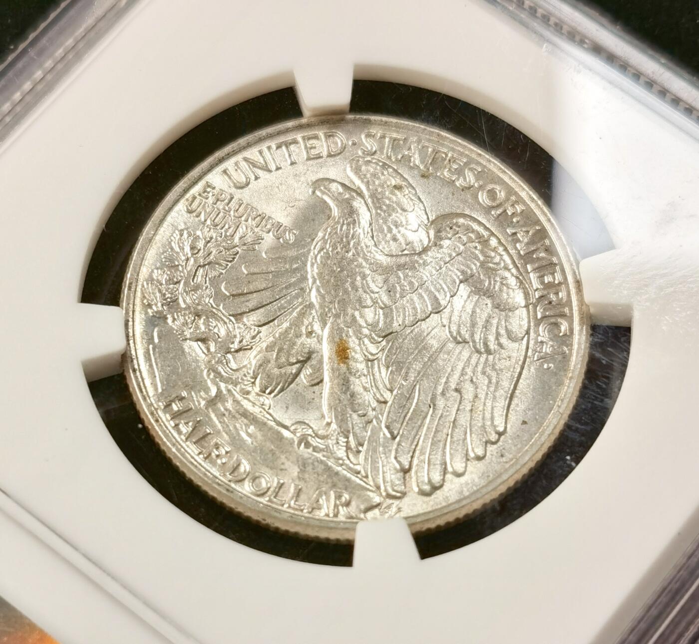 “福币呈祥”新年甄品场（直播拍卖）甄臻铺-世界币章拍卖（第50期），送拍享返佣金等优惠多多 NGC-MS64 美国1943行走女神半美元银币