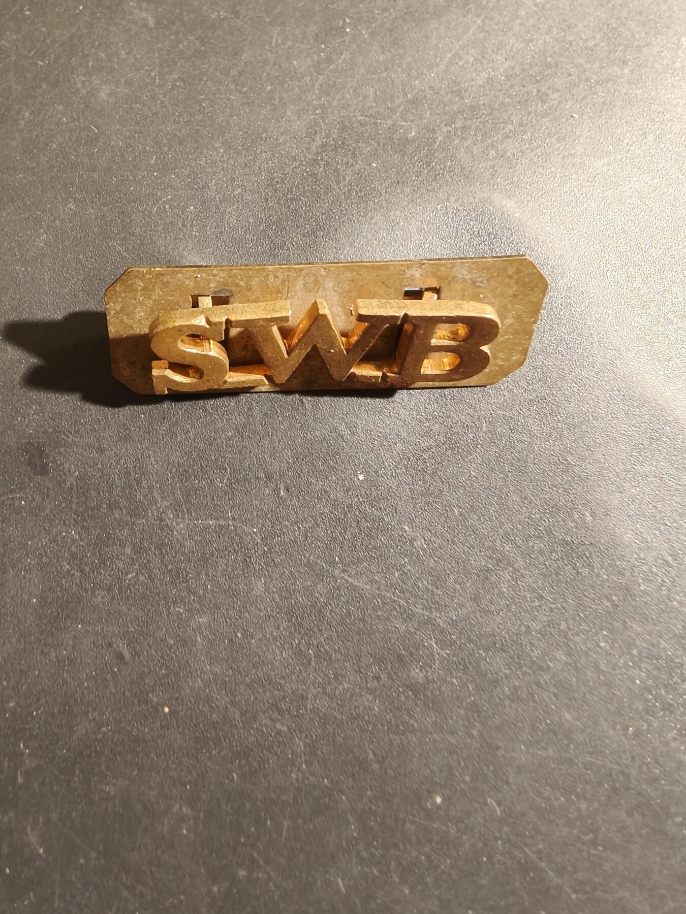 老王徽章第182期 英国南威尔士边境步兵团肩章     