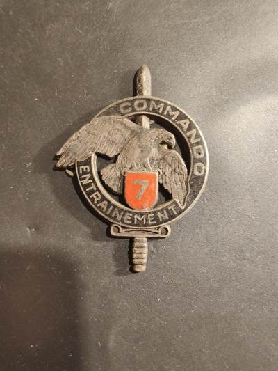 老王徽章第182期 - 法国空军突击队训练中心证章