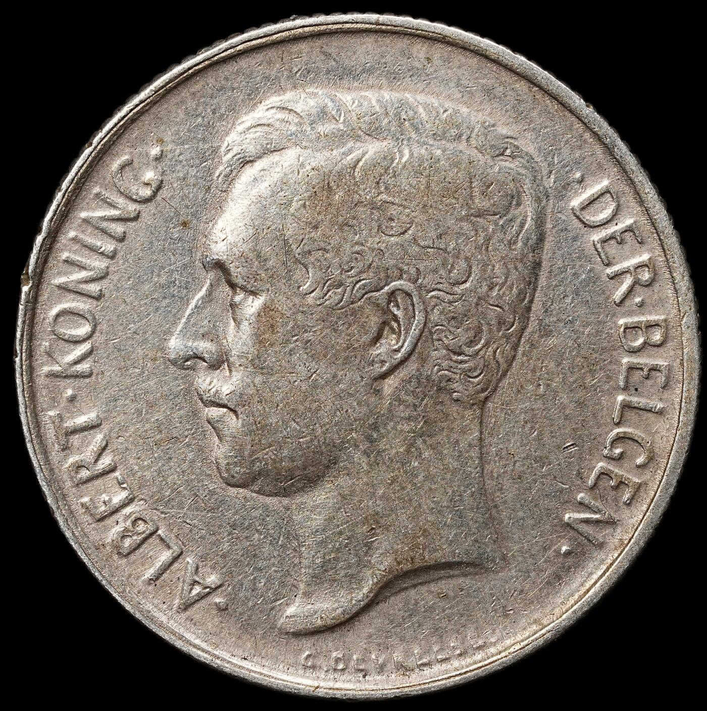 修遠堂世界钱币第105期，马年首拍 1911年比利时2法郎银币，10.00g，含银83.5%