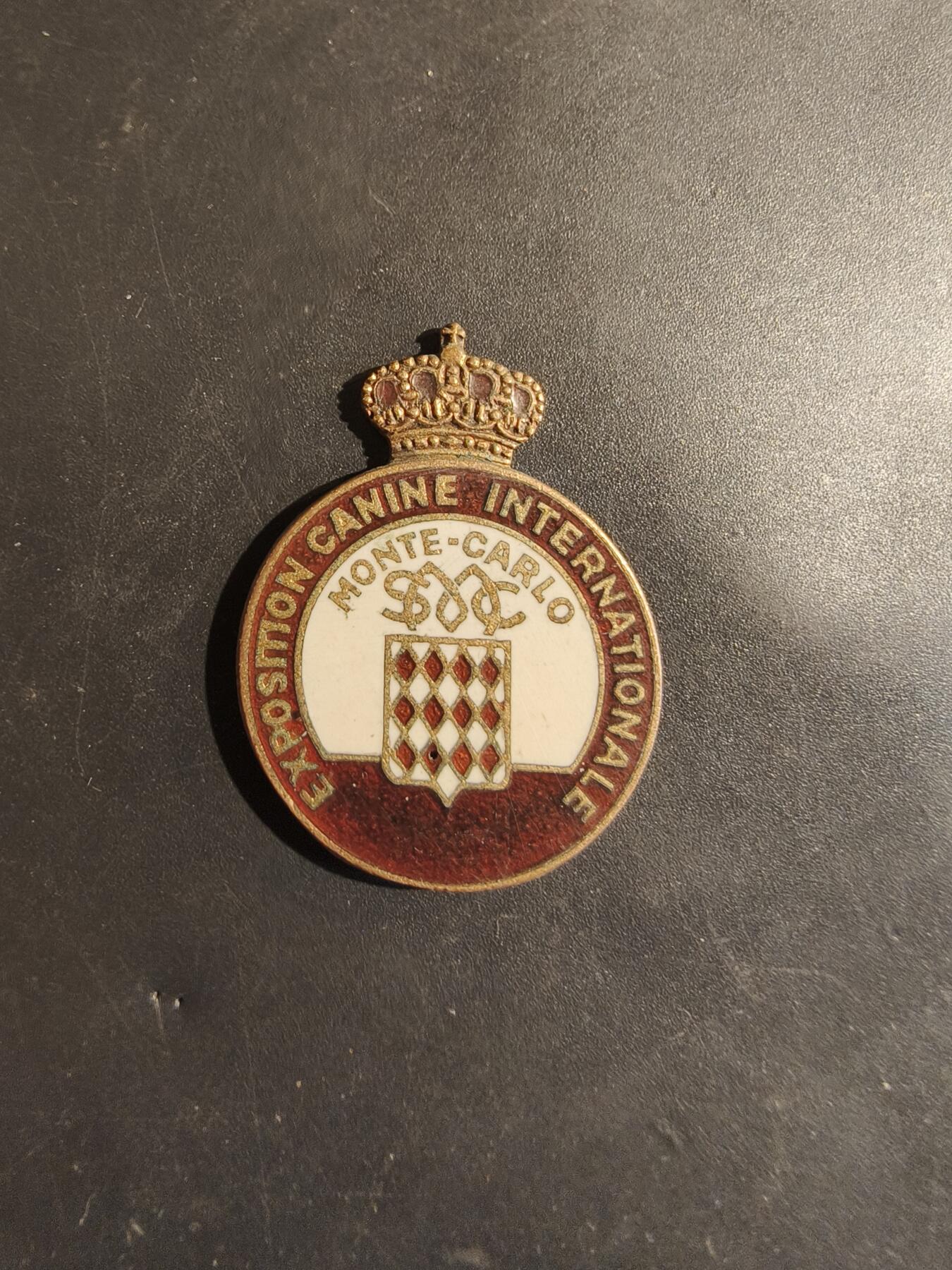 老王徽章第182期 摩纳哥蒙特卡洛国际宠物犬博览会纪念章