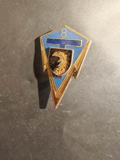 老王徽章第182期 - 法国陆军第8通信团证章