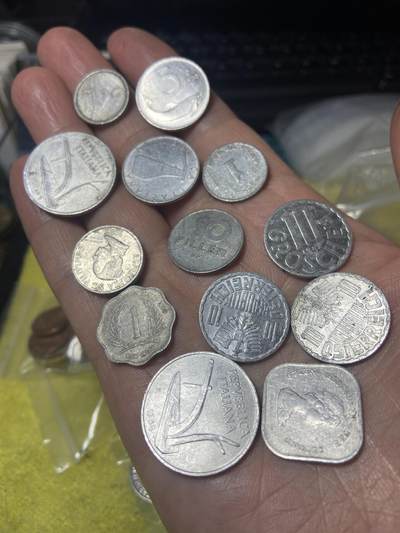 2026年第二十四场(总第一百九十三场）外国好品散币场(免佣金) - 各国各年份铝币13枚