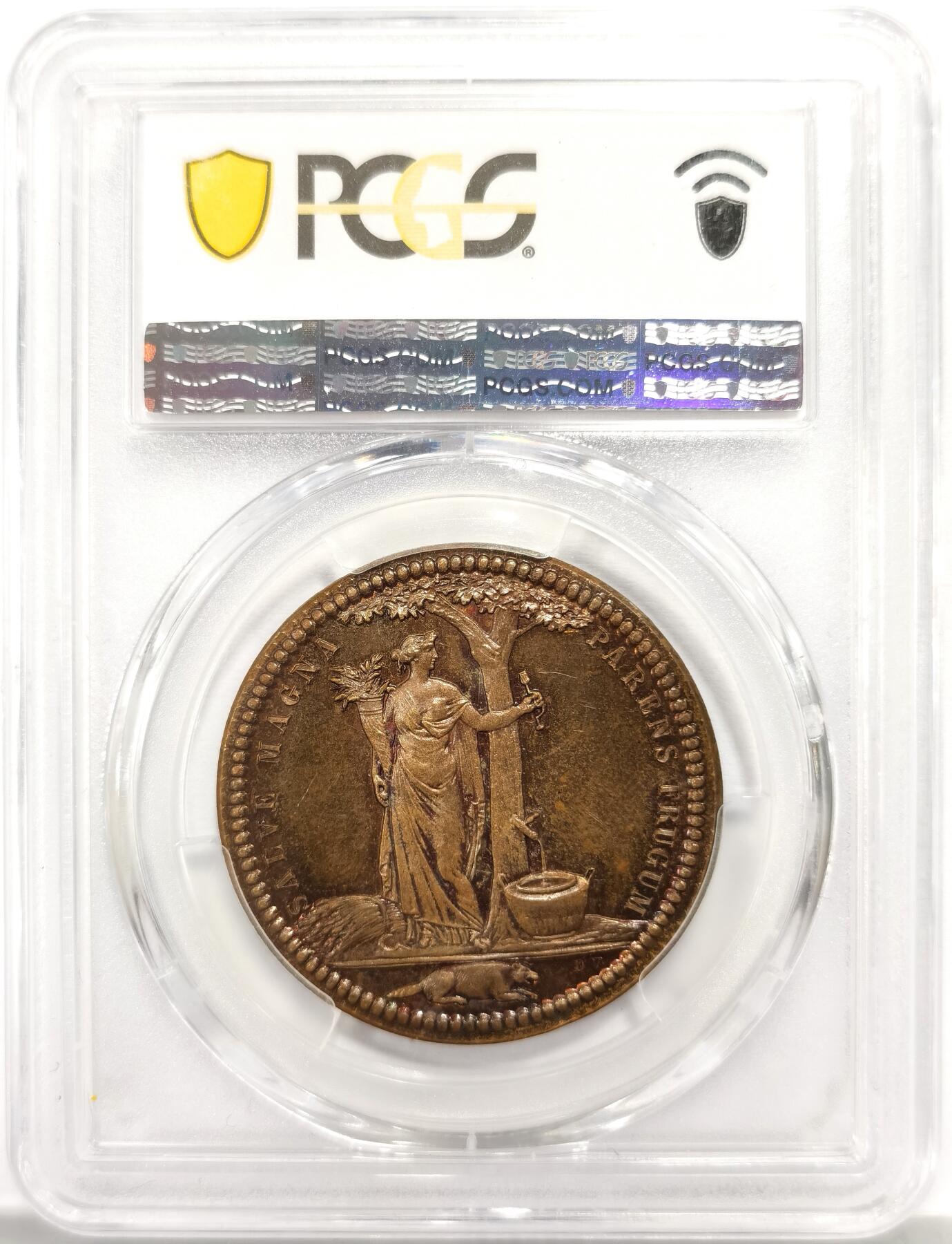 博洋堂蛇年收官专场暨第161期（全场包邮） PCGS MS64 1796年法美殖民地Castorland纪念铜章