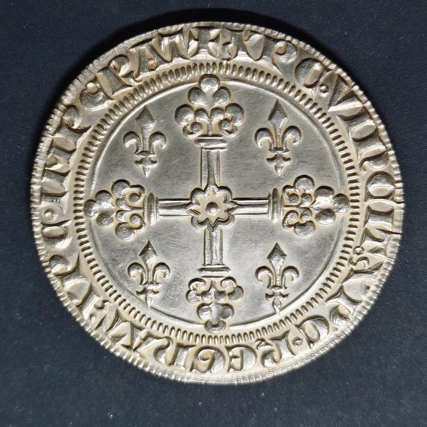 【全场包邮】纯粹捡漏拍503场 【银章·罕见】法国后铸复刻埃居大银章-量500