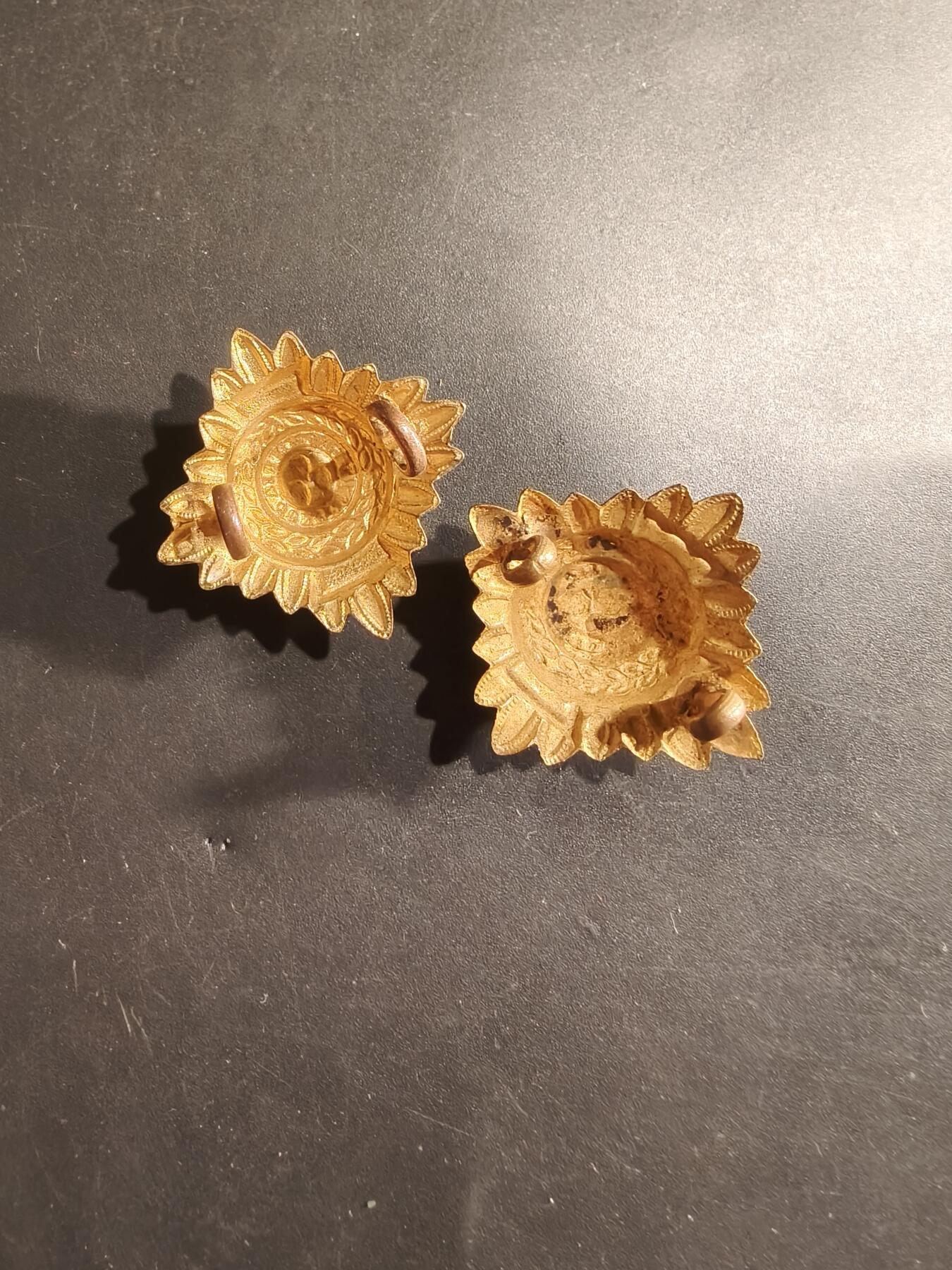 老王徽章第182期 英国军衔配饰一组     巴斯星    一战时期