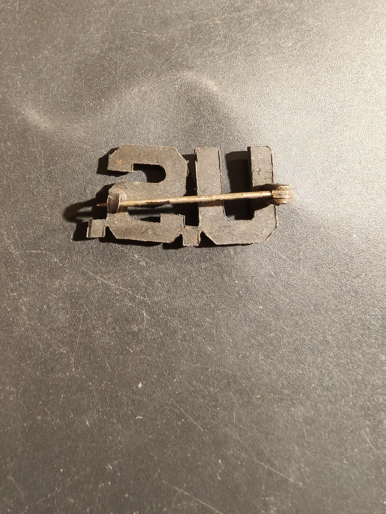 老王徽章第182期 美国二战陆军步兵证章    横针版