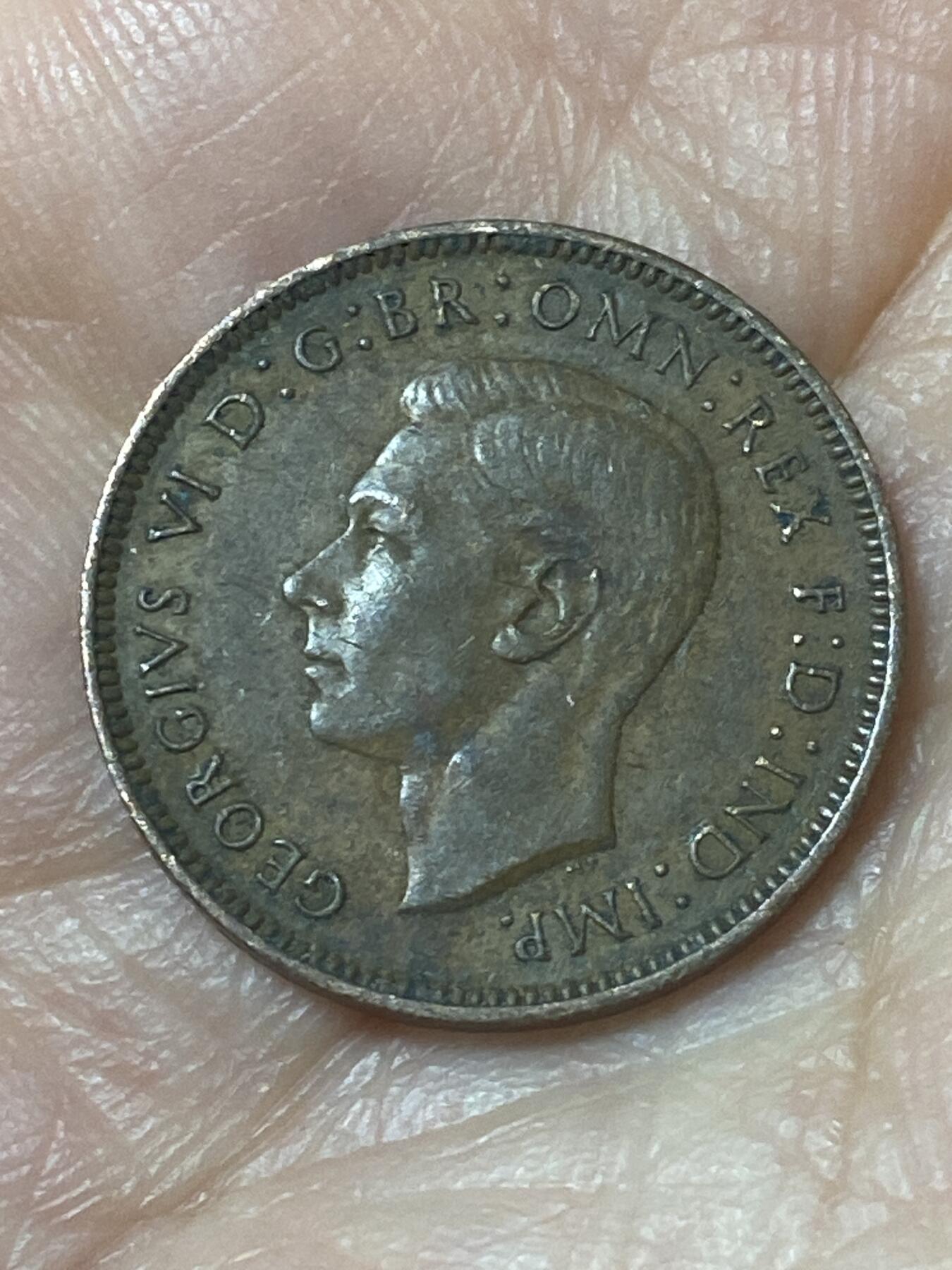 2026年第二十四场(总第一百九十三场）外国好品散币场(免佣金) 英国🇬🇧1944年1法新(乔治六世第一版)