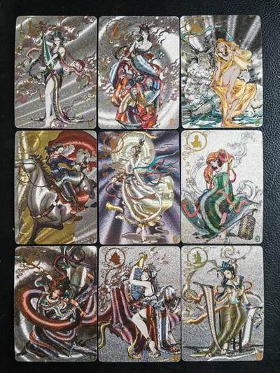 周四第100期阳大大卡牌拍卖第100期（持续收拍品，周六晚上九点截拍，进群福利早知道） - 【半粗套】橙卡文化 百媚西游篇 画画的三哥 粗闪22张