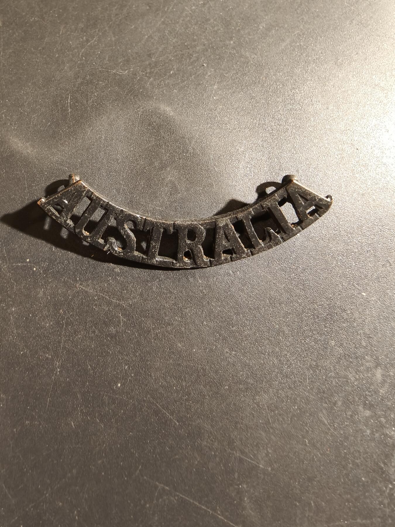 老王徽章第182期 英国英联邦皇家澳大利亚远征军肩章    一战时期