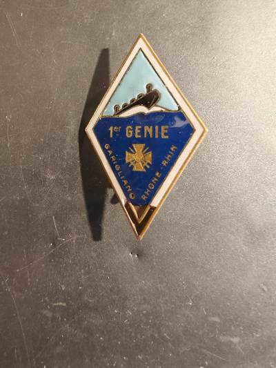 老王徽章第182期 - 法国第1工兵团证章