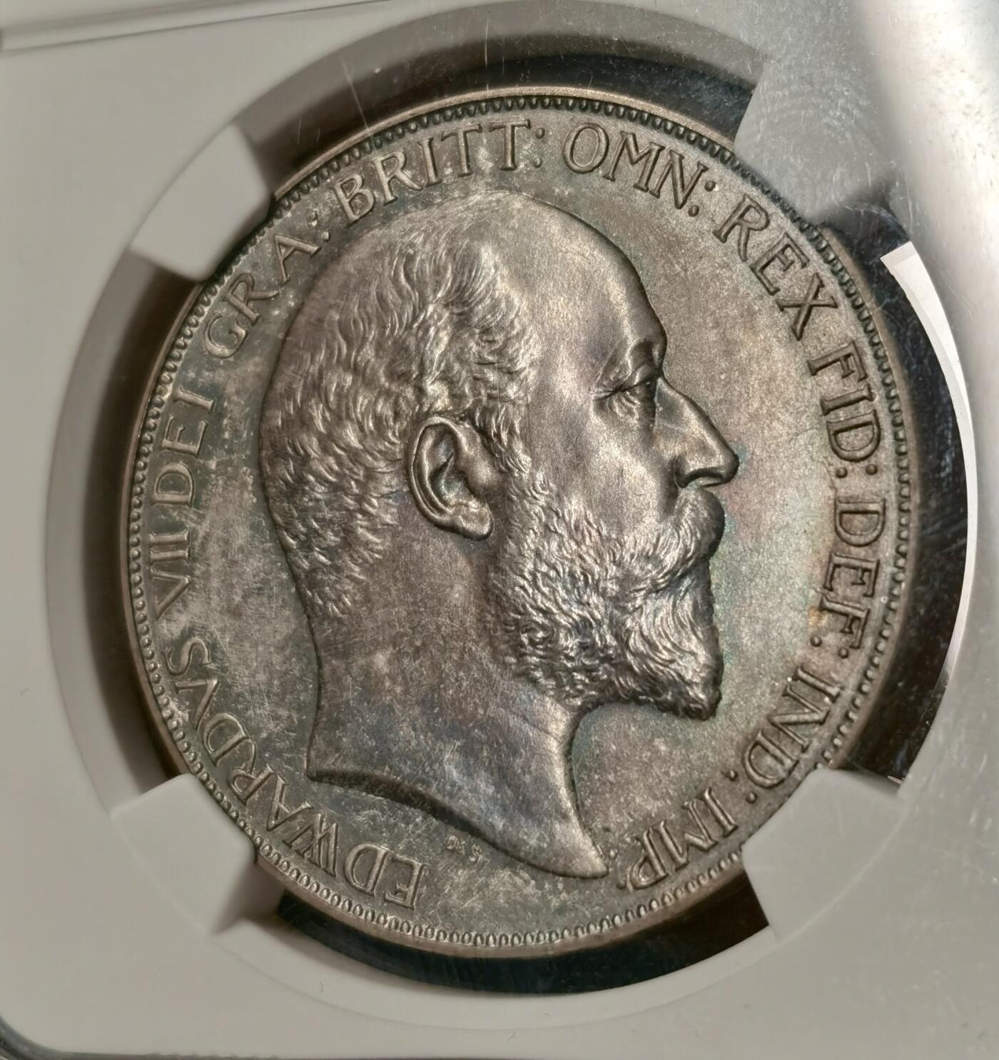 “福币呈祥”新年甄品场（直播拍卖）甄臻铺-世界币章拍卖（第50期），送拍享返佣金等优惠多多 英国爱德华七世银币精致全套 一共九枚 一单送评 编号001-009 包浆精美且一致 一步到位的状态 终生收藏