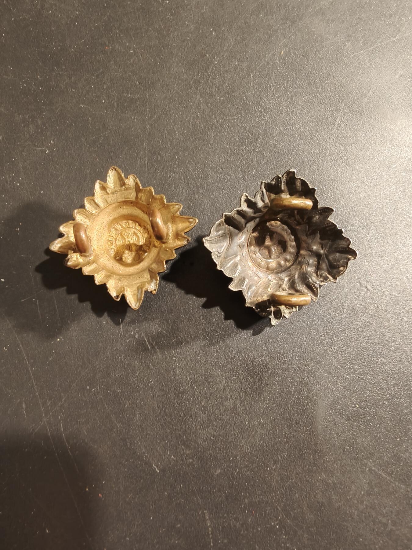 老王徽章第182期 英国军衔配饰一组     巴斯星    一战时期