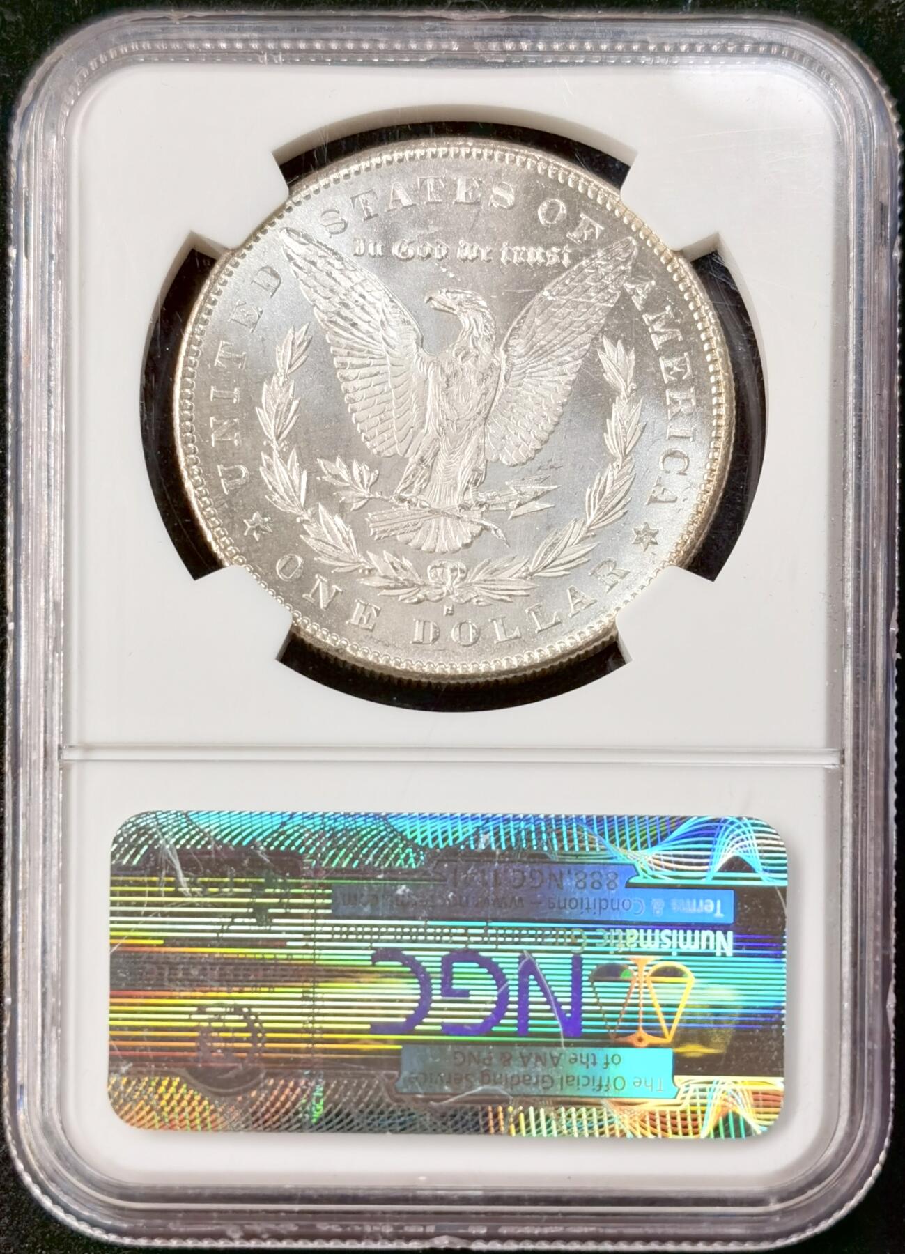 “福币呈祥”新年甄品场（直播拍卖）甄臻铺-世界币章拍卖（第50期），送拍享返佣金等优惠多多 NGC-MS64 美国 1878年S  摩根1美元 首发摩根年份 银光闪闪 严评 藏友无法忽视的首发年份 硬通货