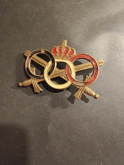 老王徽章第182期 - 比利时陆军体能证章