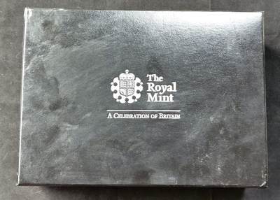 “福币呈祥”新年甄品场（直播拍卖）甄臻铺-世界币章拍卖（第50期），送拍享返佣金等优惠多多 - 英国 2009年，6枚套装，伦敦奥运倒计时纪念银币，单枚面值5英镑，含28.28克925银，共169.68克。原盒证。