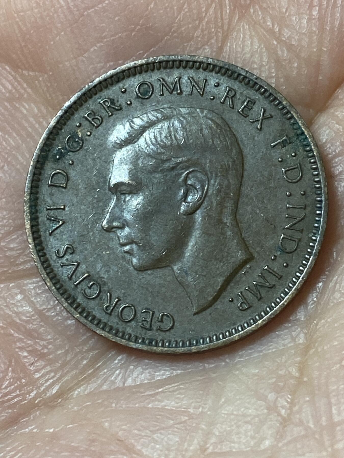 2026年第二十四场(总第一百九十三场）外国好品散币场(免佣金) 英国🇬🇧1947年1法新(乔治六世第一版)