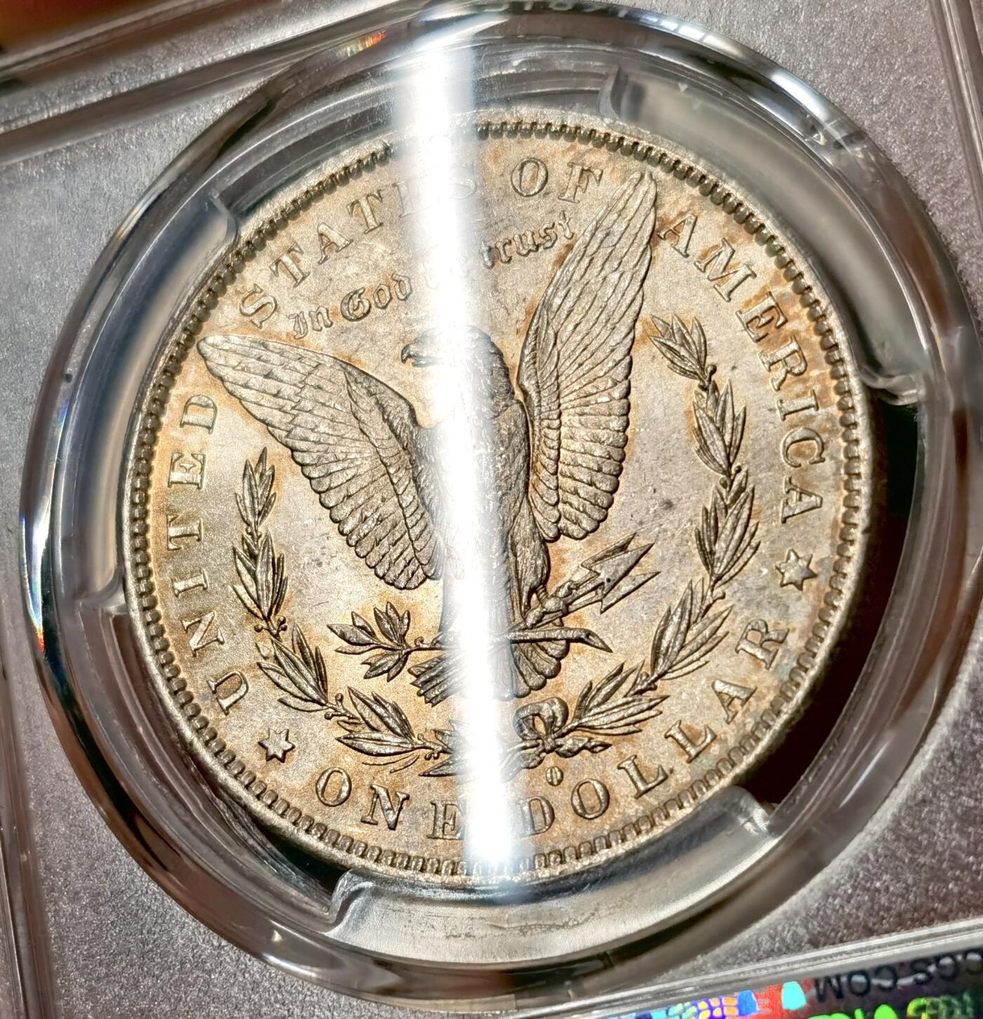 “福币呈祥”新年甄品场（直播拍卖）甄臻铺-世界币章拍卖（第50期），送拍享返佣金等优惠多多 PCGS-MS64 美国1883年O版摩根一元银币，双面黄油彩