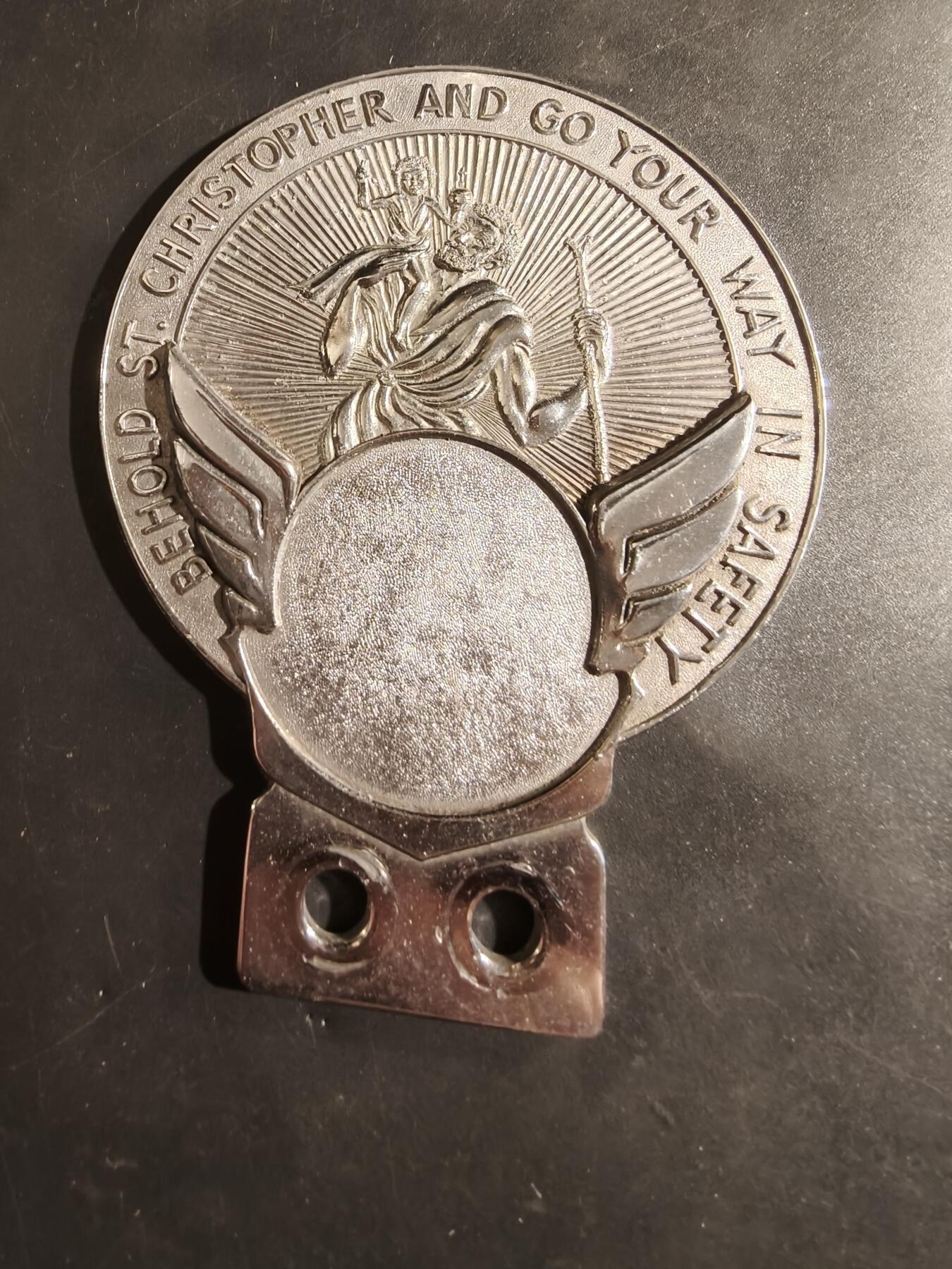 老王徽章第182期 法国天主教会圣克里斯弗纪念章牌