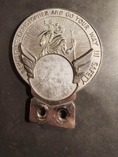 老王徽章第182期 - 法国天主教会圣克里斯弗纪念章牌