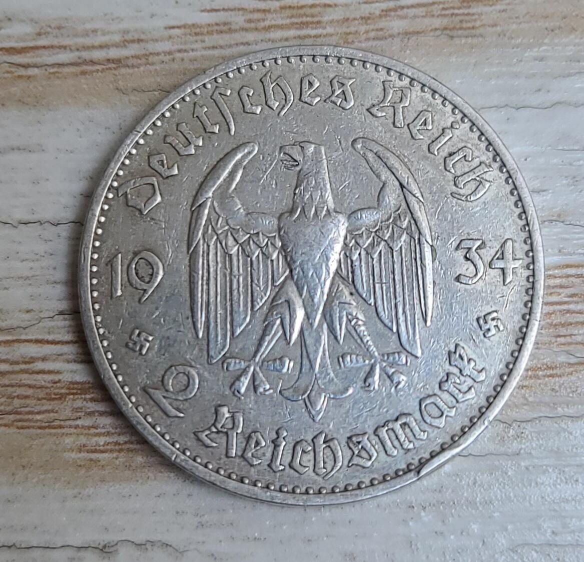 【币将精彩】世界钱币马年新春拍卖（2026-2-22） 德国1934年教堂2马克银币品如图