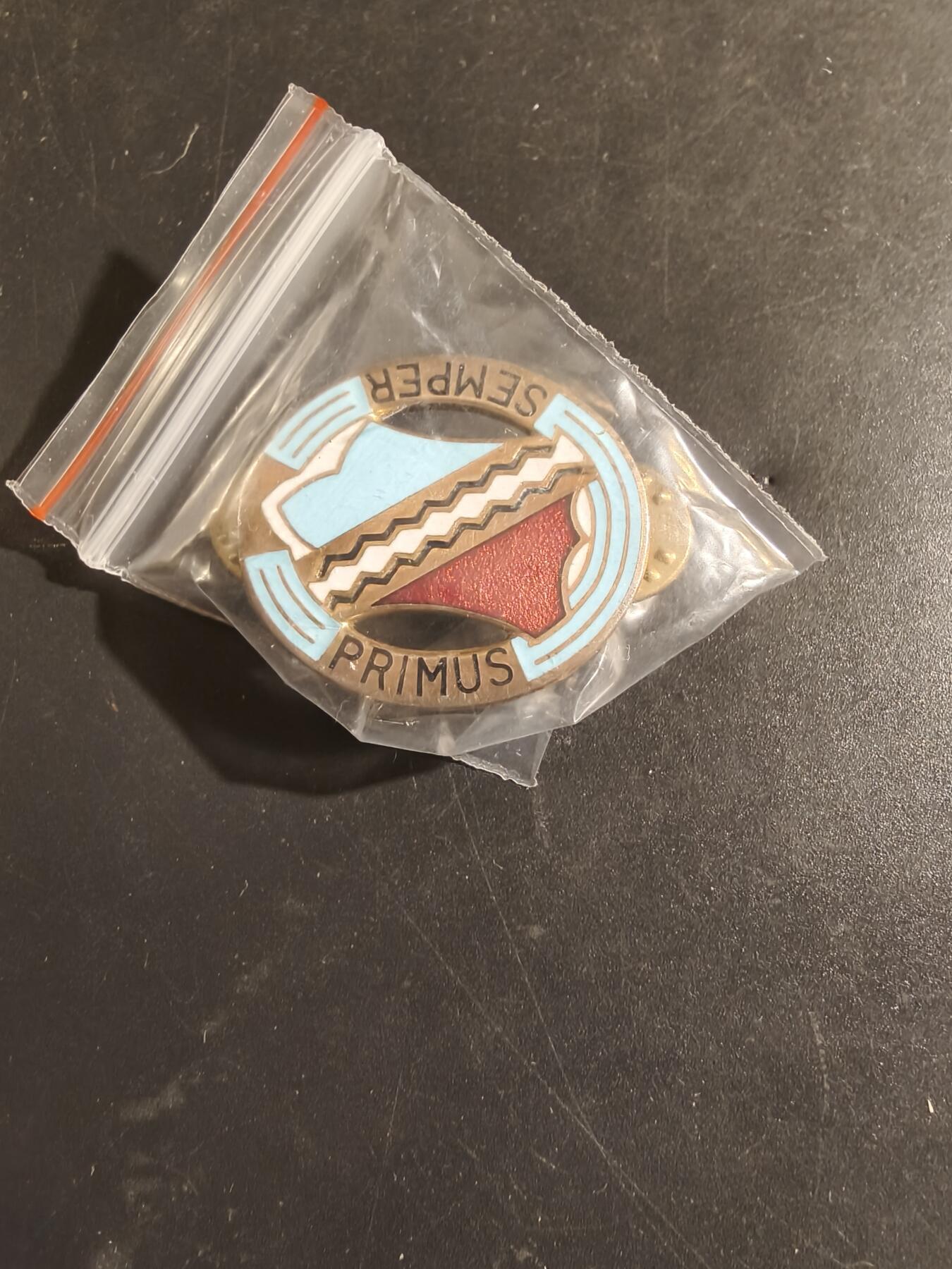 老王徽章第182期 美国陆军第1步兵团证章