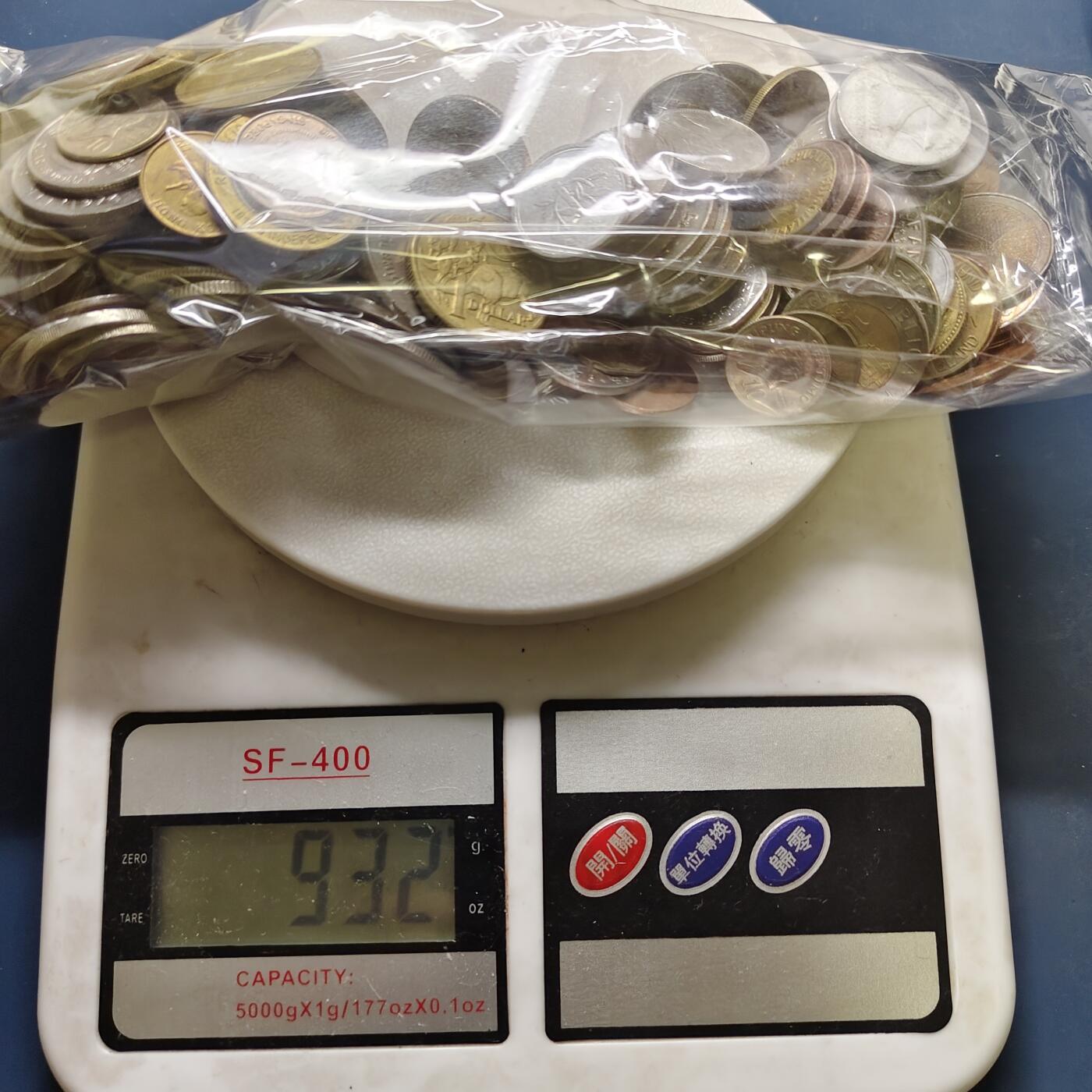 【全场包邮】纯粹捡漏拍503场 【批量】世界各国各年份散币一袋【932克】