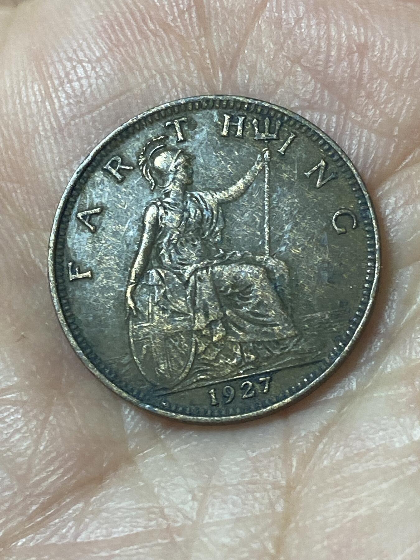 2026年第二十四场(总第一百九十三场）外国好品散币场(免佣金) 英国🇬🇧1927年1法新(乔治五世第三版)