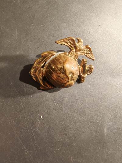 老王徽章第182期 - 美国海军陆战队大檐帽帽徽