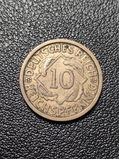 靖甫拍卖第四场 - 魏玛德国10芬尼铜币