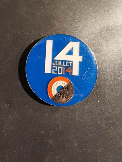 老王徽章第182期 - 法国2014年国庆日纪念章