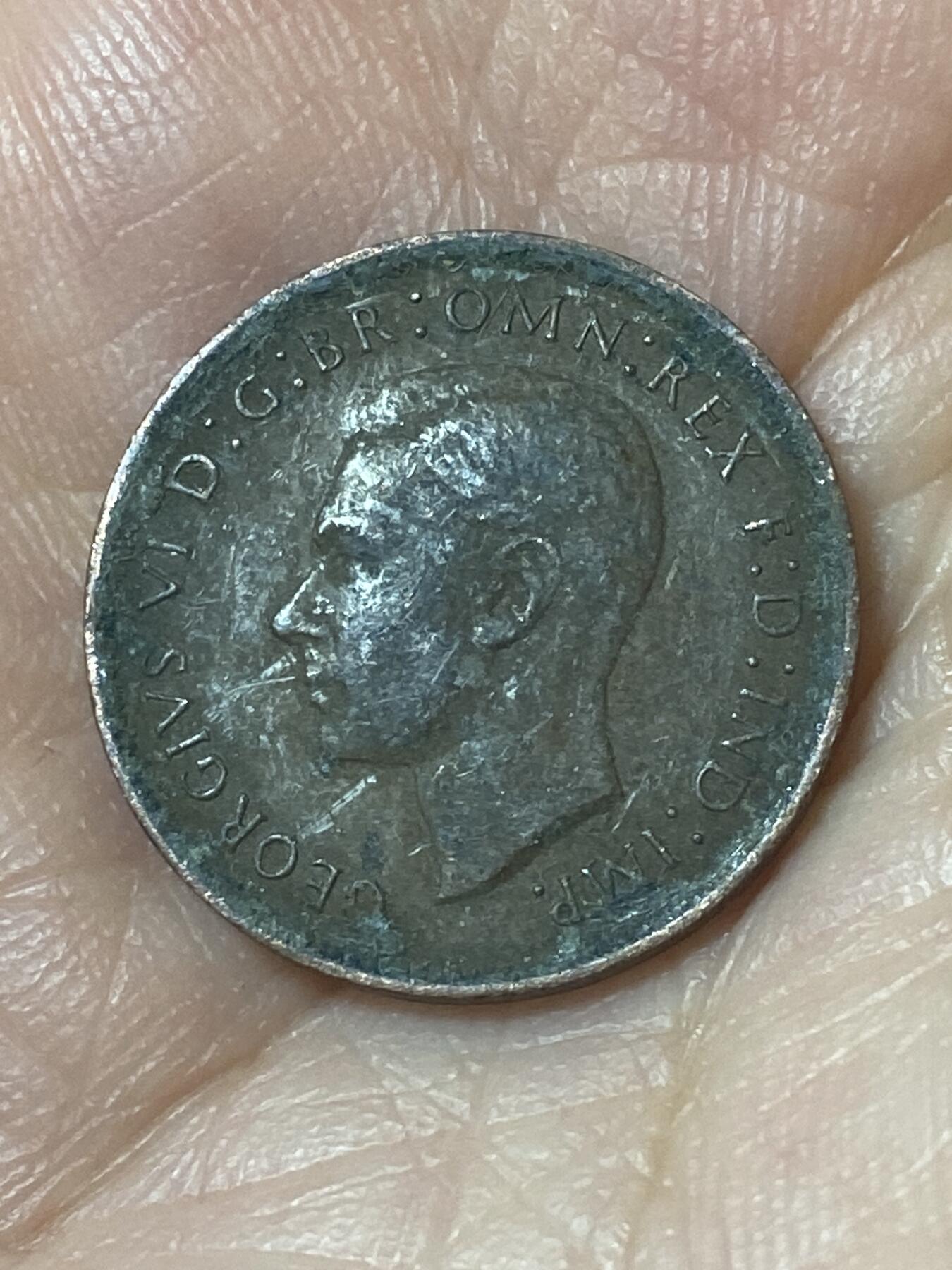 2026年第二十四场(总第一百九十三场）外国好品散币场(免佣金) 英国🇬🇧1943年1法新(乔治六世第一版)