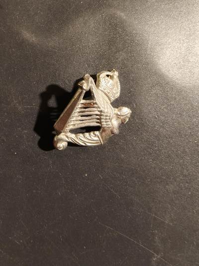 老王徽章第182期 - 英国陆军第8爱尔兰国王骠骑兵团领章    一战时期