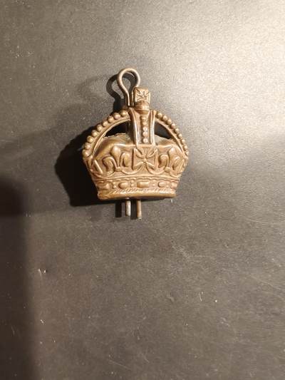 老王徽章第182期 - 英国军衔配饰     都铎王冠    一战时期    大尺寸