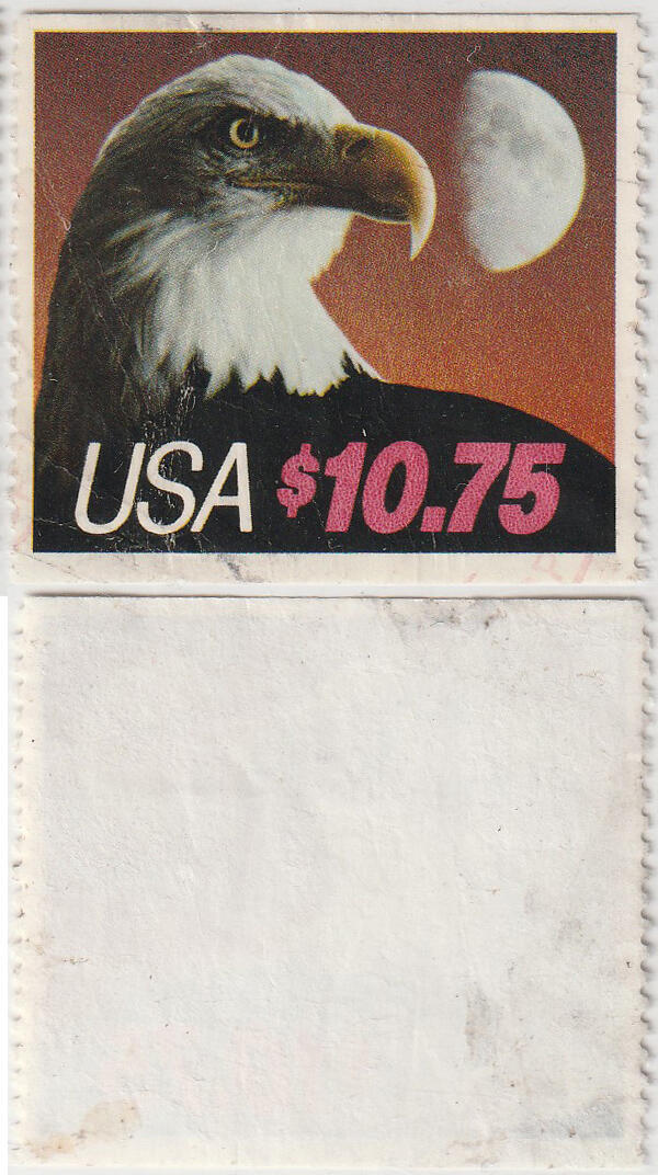 洪涛臻品批发群 精选邮票限时拍卖第1255期  美国白头鹰邮票 $10.75美元超高面值