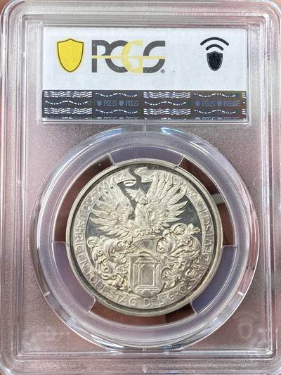 万国钱币拍卖第061期（马年首拍） PCGS SP64 1928年德国版画画仙丢勒逝世400周年纪念银章 精铸镜面满喷砂质感 香槟彩原味包浆环绕 收藏级品质