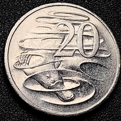 泉币菌-第192场- 除夕专场-新年快乐 本场拍品多 请提前出价（年后发货） - 2004年英属澳大利亚20分 伊丽莎白女王  鸭嘴兽  28.5mm