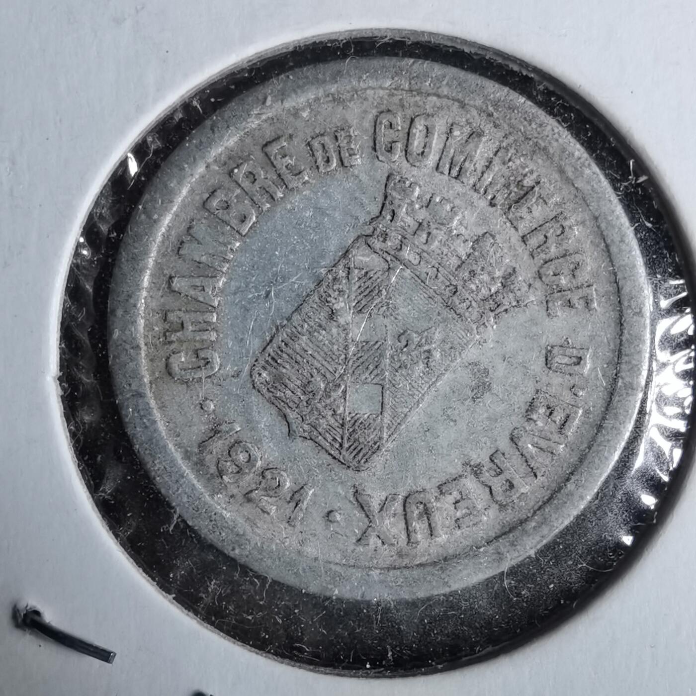 沼泽如烟--第993场 法国1921年十分紧急币