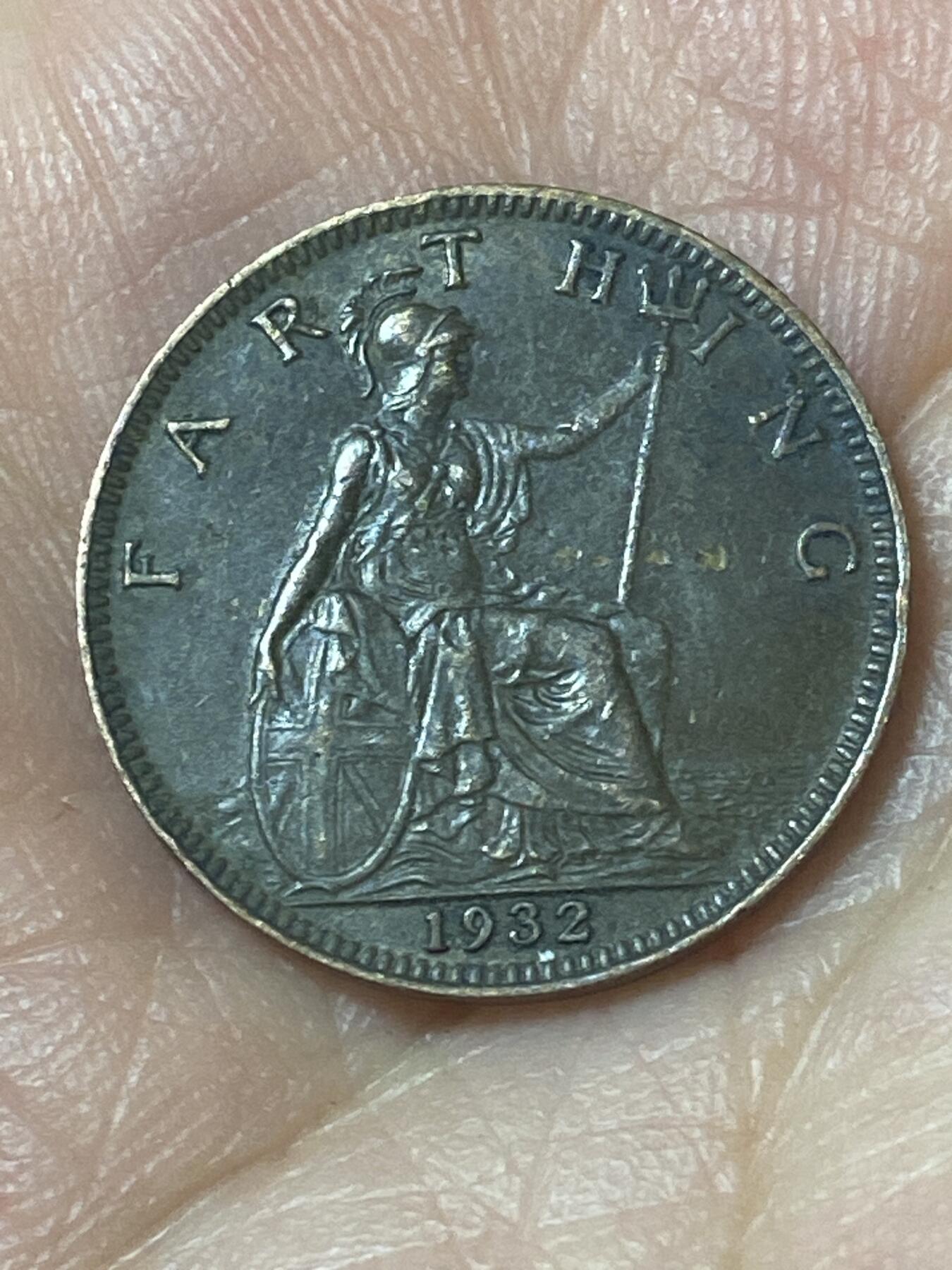 2026年第二十四场(总第一百九十三场）外国好品散币场(免佣金) 英国🇬🇧1932年1法新(乔治五世第三版)