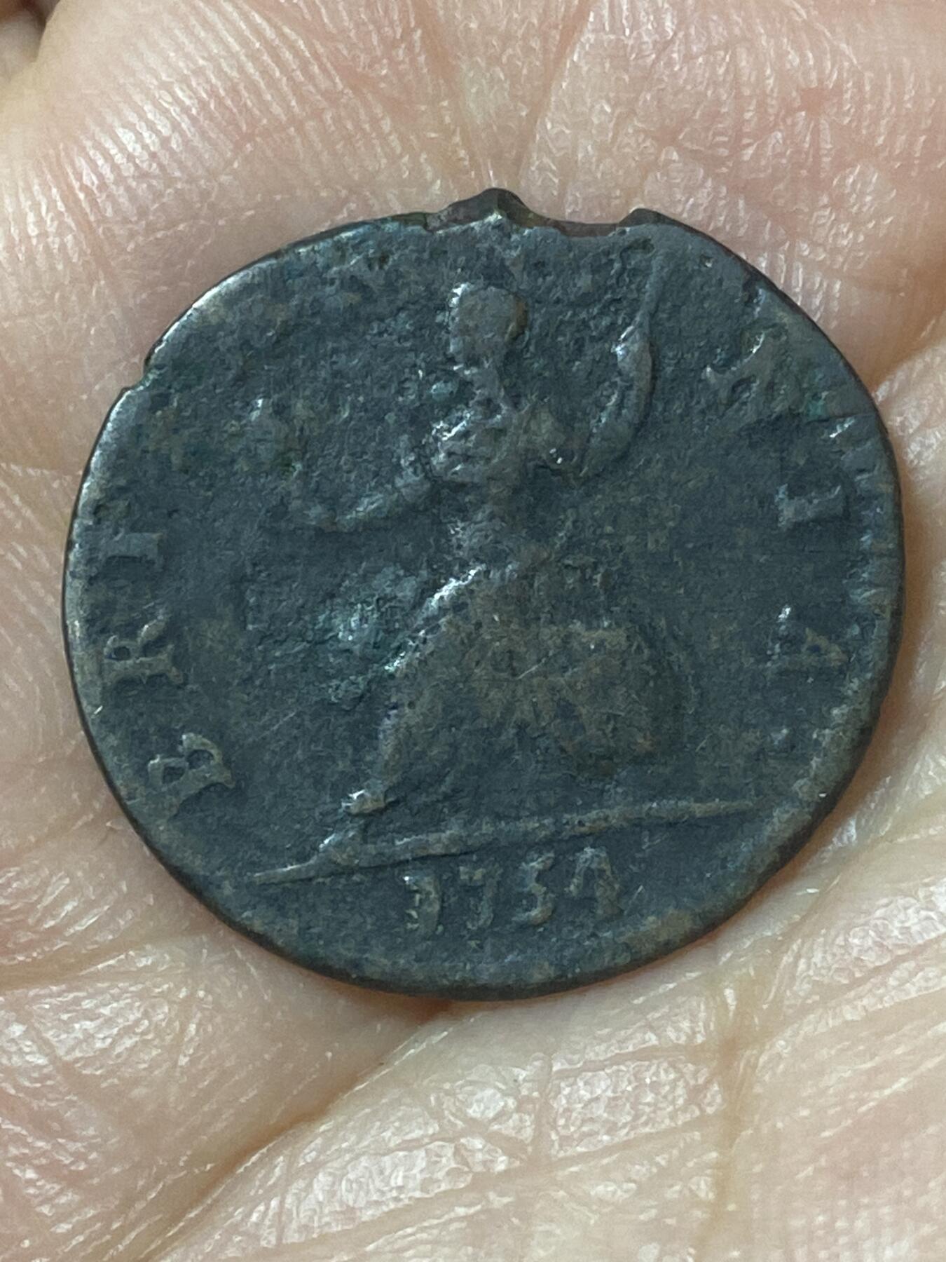 2026年第二十四场(总第一百九十三场）外国好品散币场(免佣金) 英国🇬🇧1754年1法新(乔治二世时期)