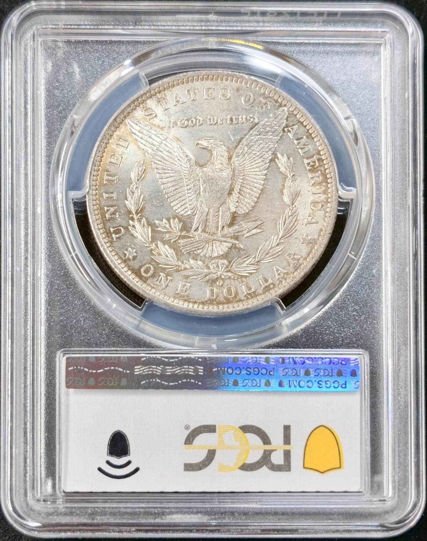 “福币呈祥”新年甄品场（直播拍卖）甄臻铺-世界币章拍卖（第50期），送拍享返佣金等优惠多多 PCGS-MS64 美国1883年O版摩根一元银币，双面黄油彩