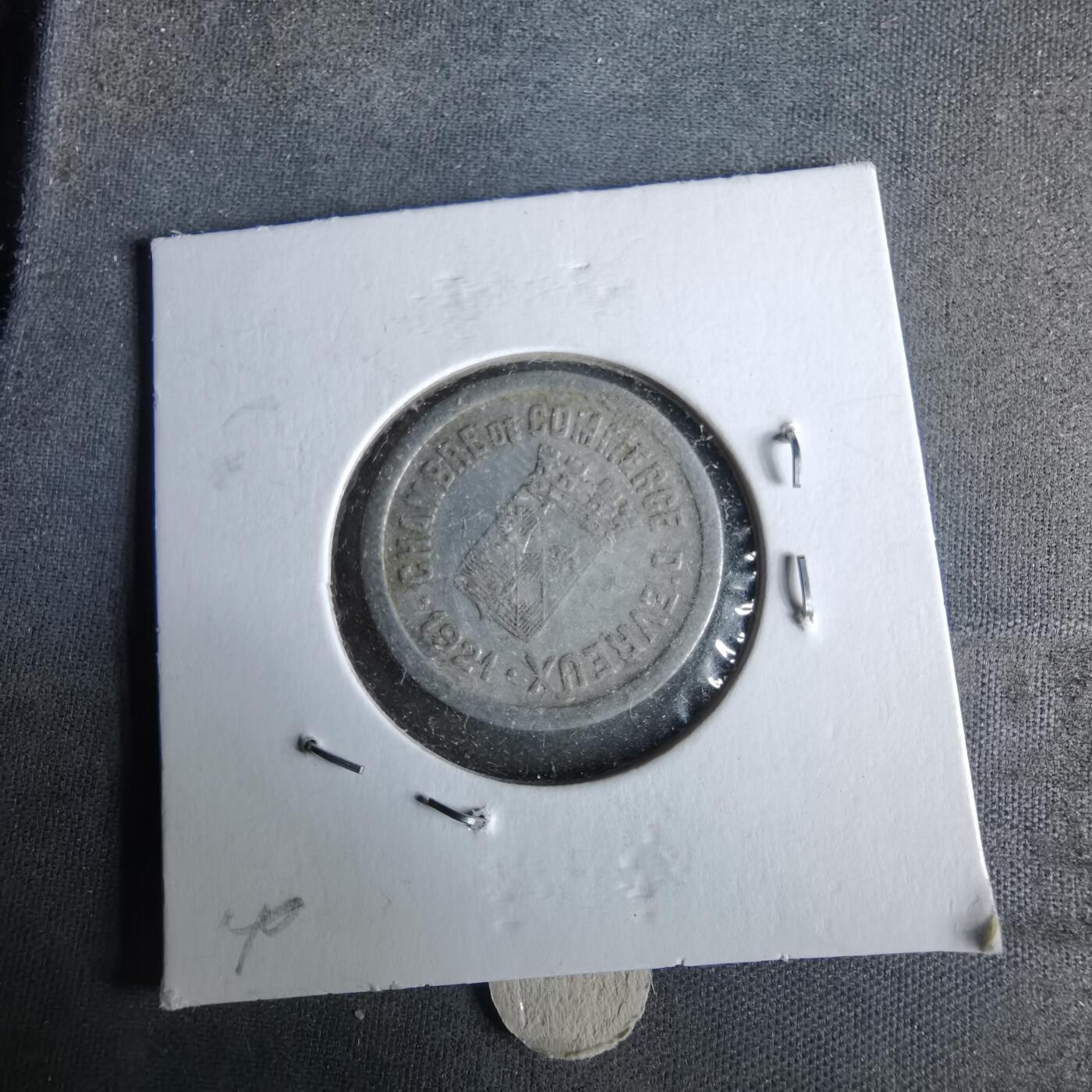 沼泽如烟--第993场 法国1921年十分紧急币