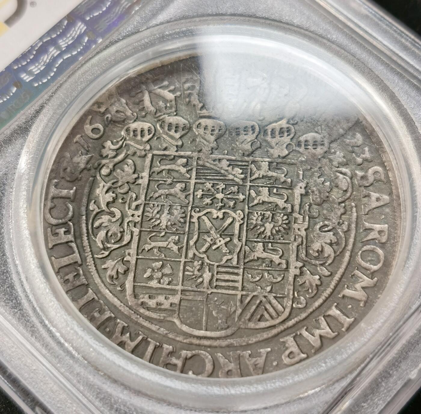 “福币呈祥”新年甄品场（直播拍卖）甄臻铺-世界币章拍卖（第50期），送拍享返佣金等优惠多多 PCGS-XFD 神圣罗马帝国-德国萨克森1623年约翰.格奥尔格一世戎装像1泰勒大银币，原味酱彩老包浆，经典品种