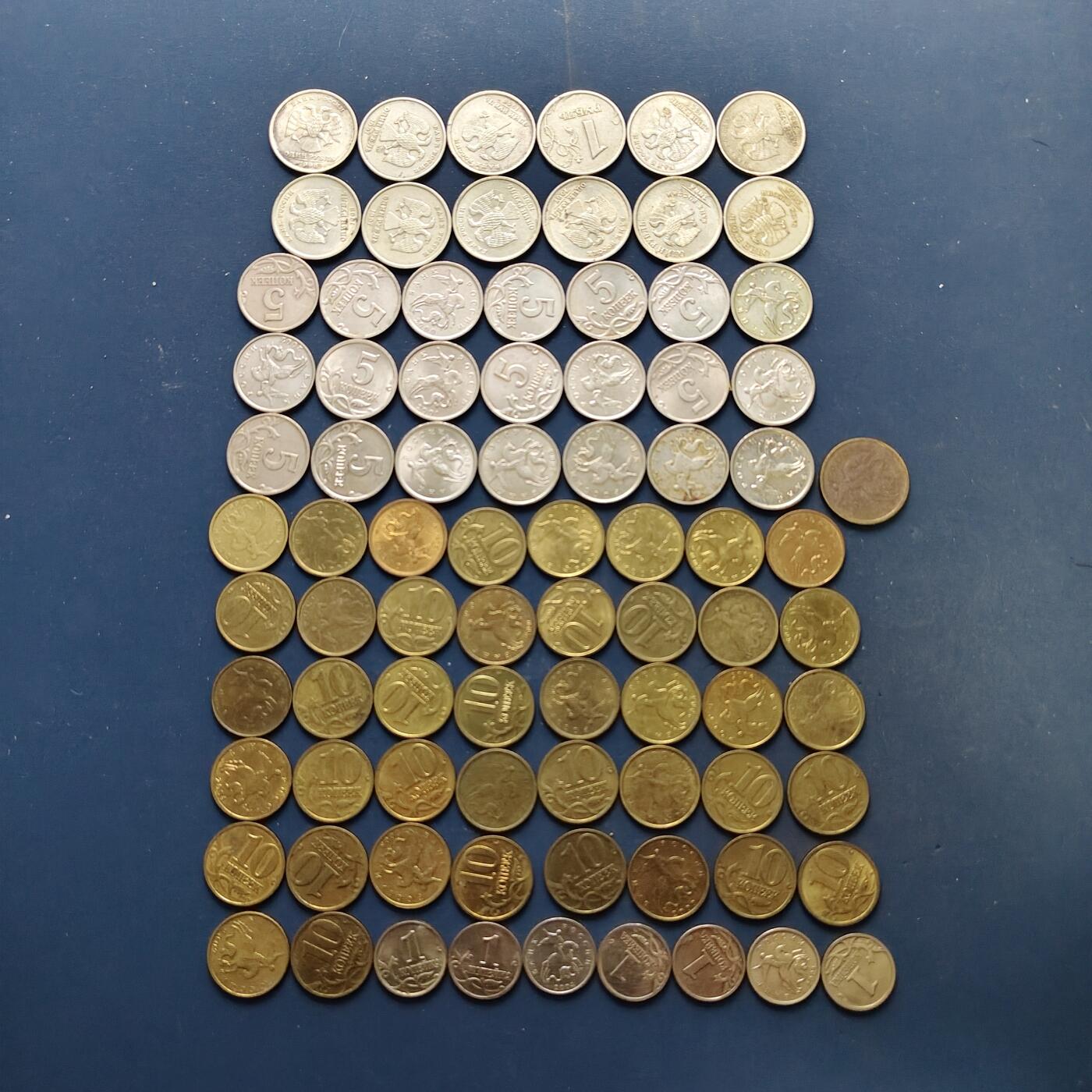 【全场包邮】纯粹捡漏拍502场 俄罗斯各年份散币83枚一组